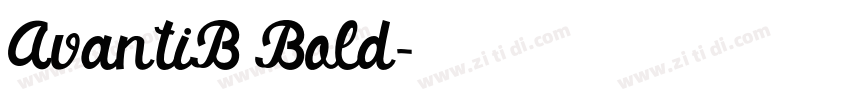 AvantiB Bold字体转换 AvantiB Bold字体转换